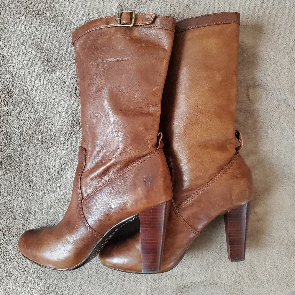 FRYE Brown Leather Boots - Picture 9 of 13